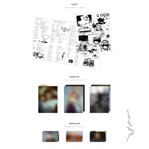 RM(BTS) - Right Place, Wrong Person [2nd Solo Album/3種のうち1種ランダム発送]