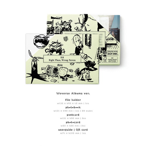RM(BTS) - Right Place, Wrong Person [2nd Solo Album/Weverse Albums ver.]