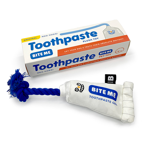 【BITE ME】ペット用玩具(歯磨き粉)